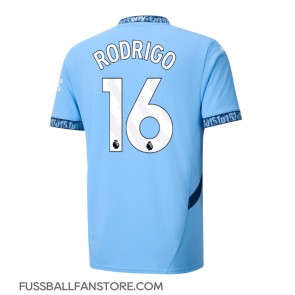 Manchester City Rodri Hernandez #16 Replik Heimtrikot 2024-25 Kurzarm